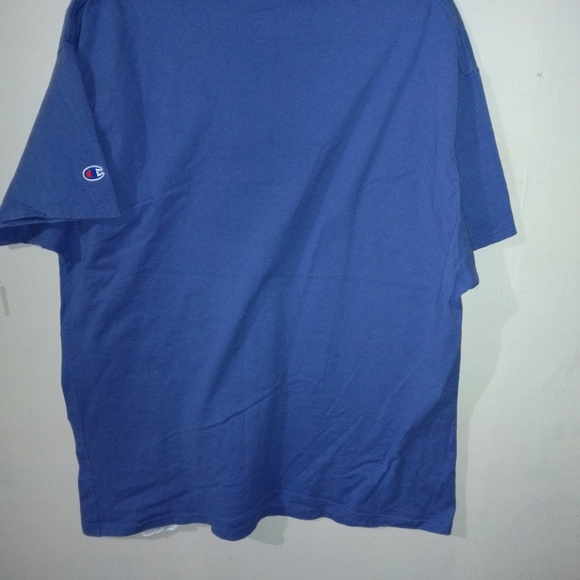 Champion Blue Short Sleeve Tee with Graphic Logo - Picture 3 of 6
